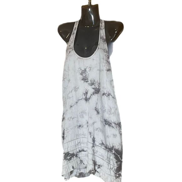 LA’t by L’AGENCE 100% Cotton Dip Dye Oversized Two Pockets Tank Dress XS - Picture 1 of 5